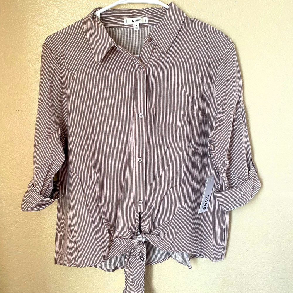 Striped Button Down Shirt